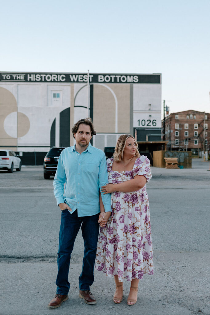 west bottoms engagement photos candid and editorial and romantic