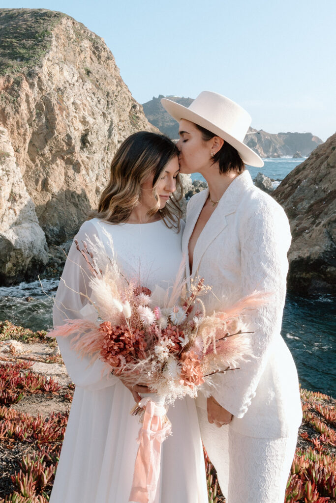 lgbtq elopement wedding in big sur