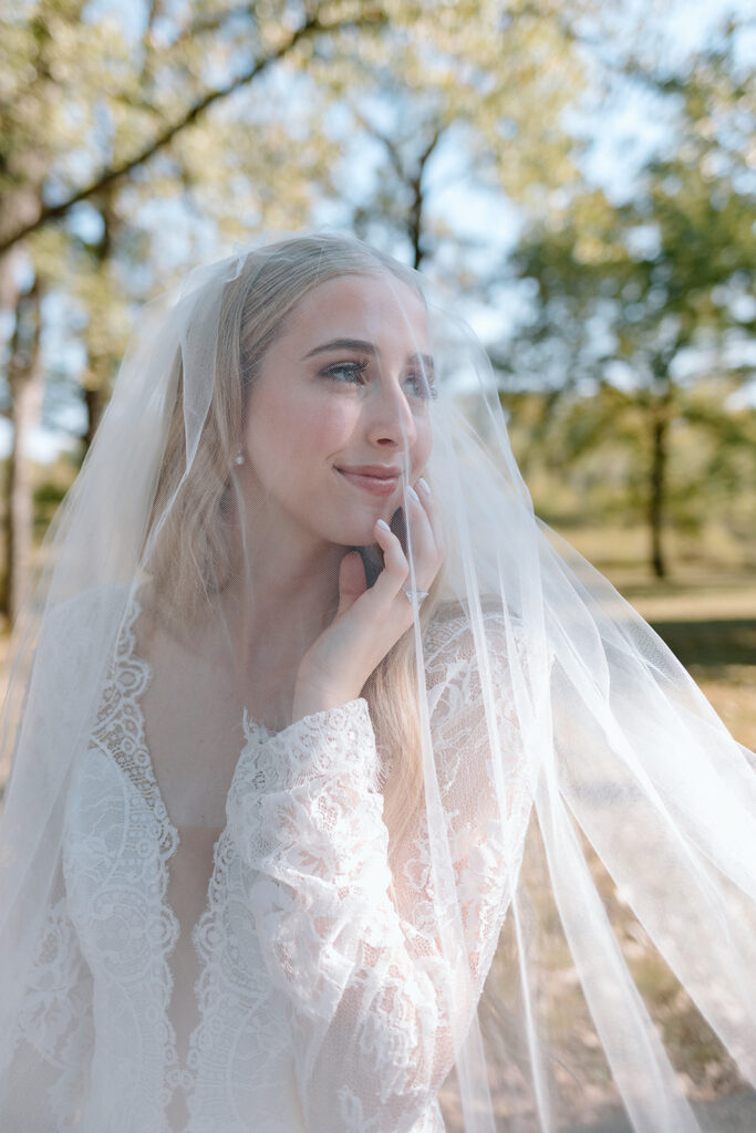 wedding veil photos kansas city wedding photographer