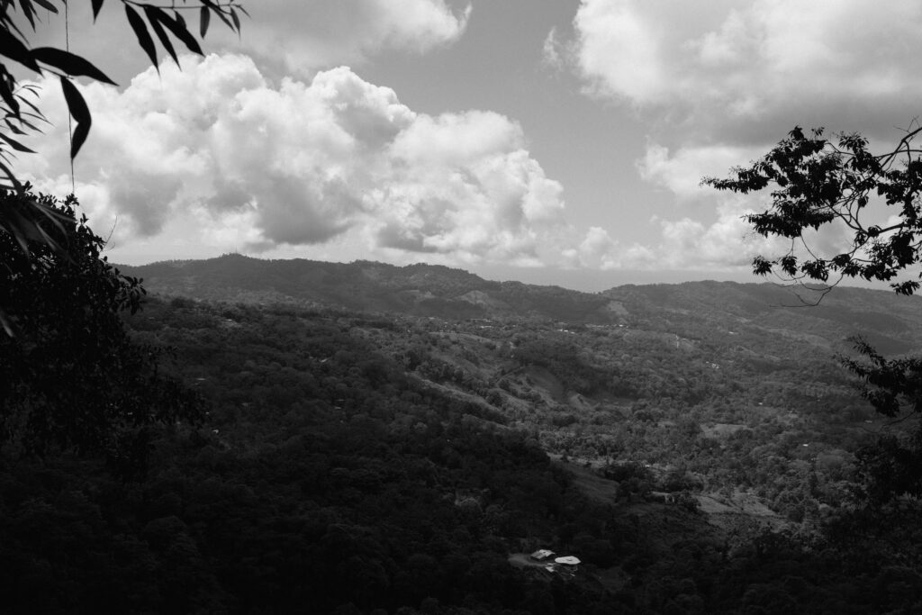 drone mountain photos in uvita costa rica