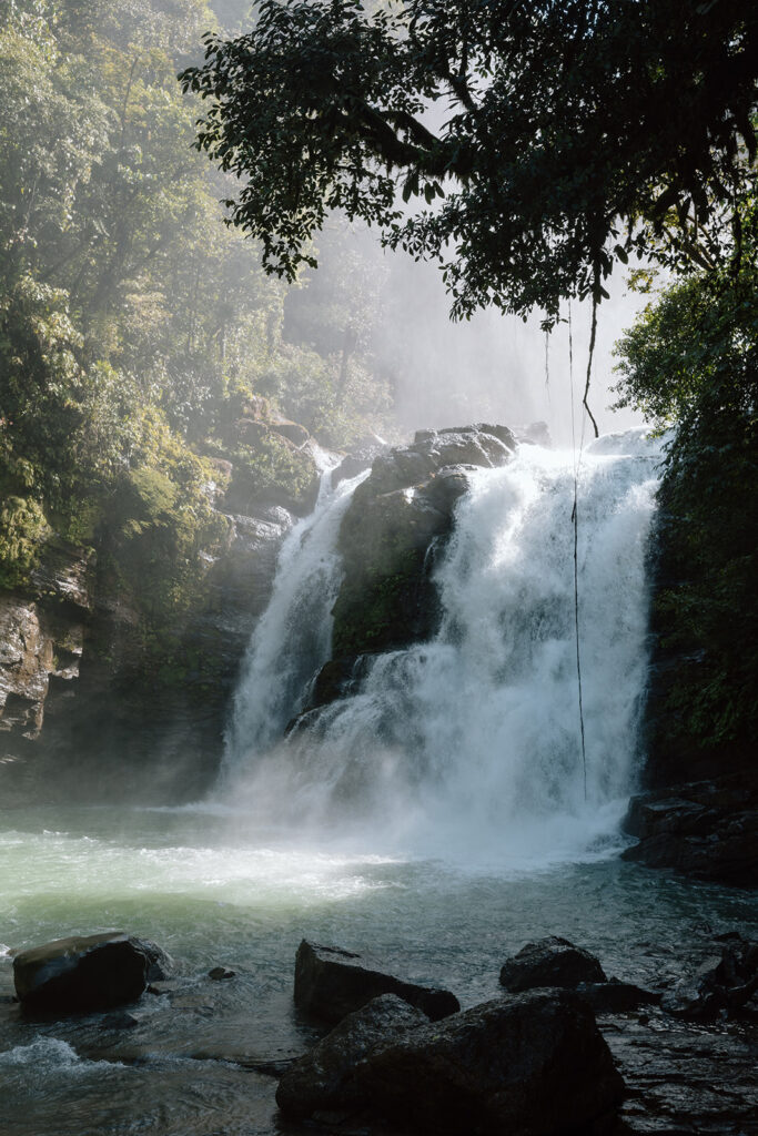 uvita costa rica waterfall elopement photos