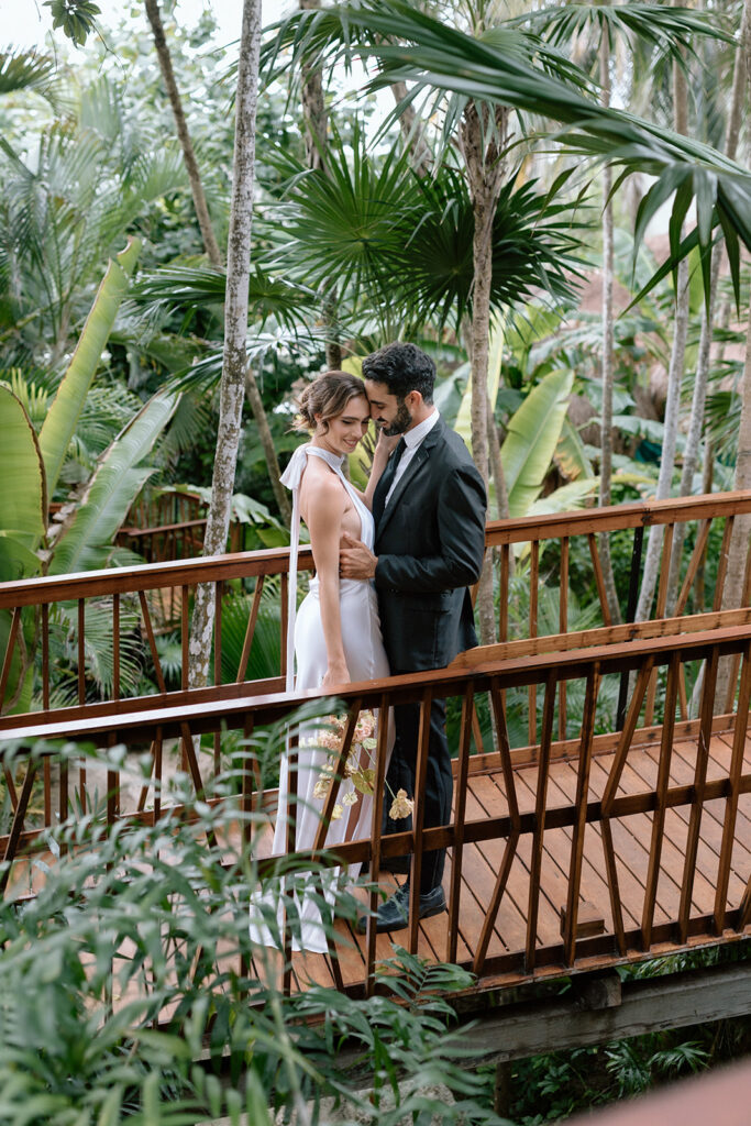 jungle wedding bridals