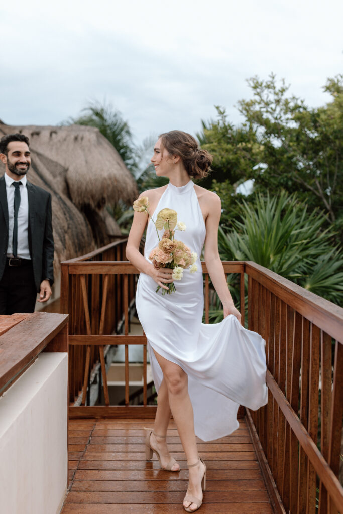 tulum mexico elopement styled shoot