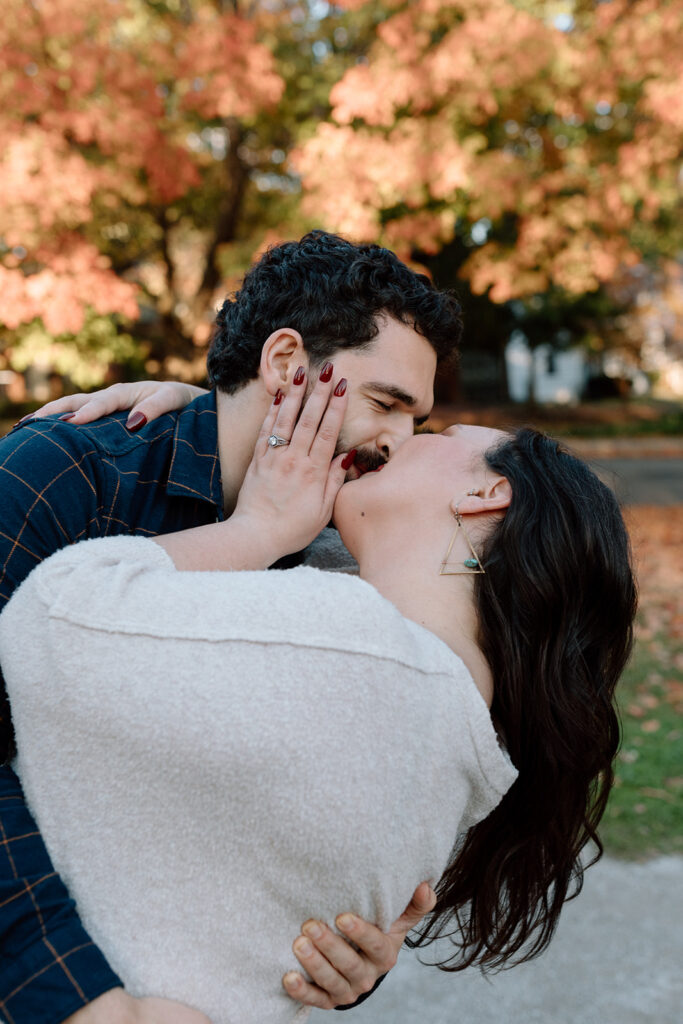 Best Kansas City Locations for Fall Engagement Photos