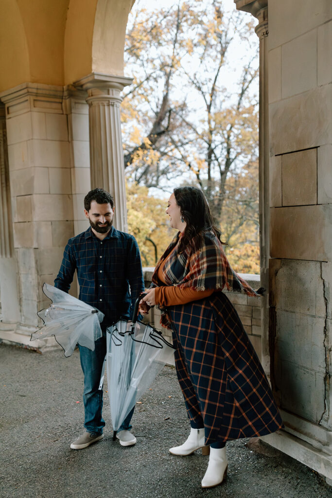 kc romantic couples photography fall engagement