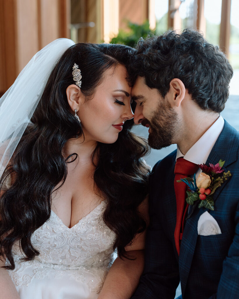 modern bride and groom portraits