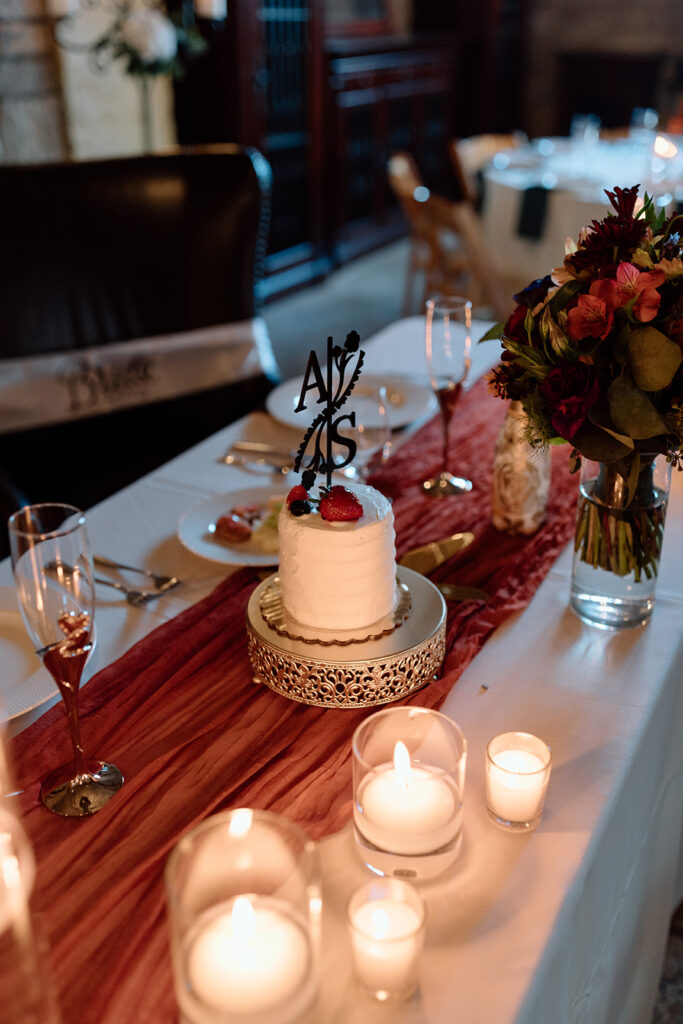 fall inspired wedding table decor