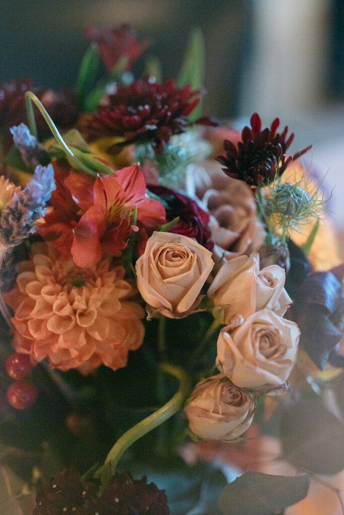 fall inspired wedding table decor