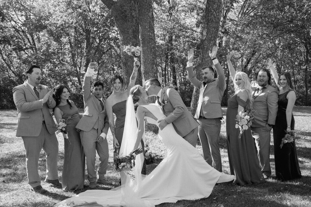 fun bridal party pictures