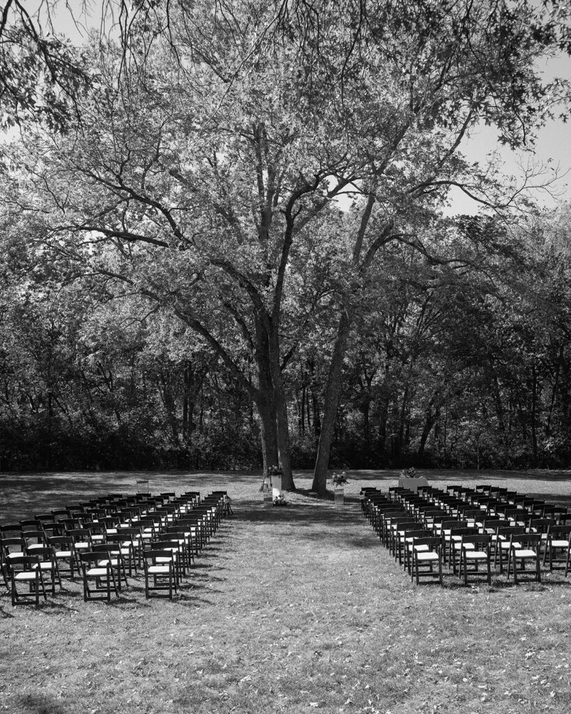 fall wedding at gather at red cedar gardens