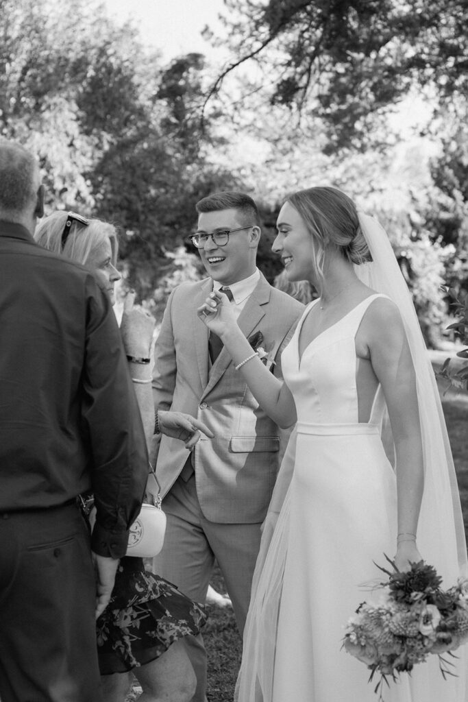 fall wedding at Gather at Red Cedar Gardens