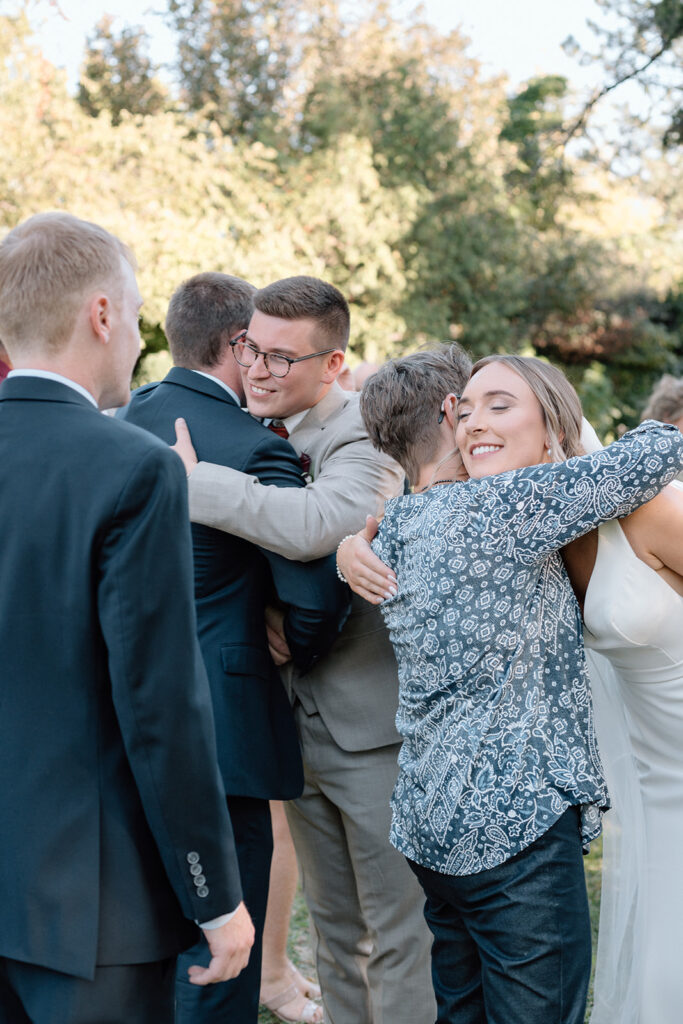 fall wedding at Gather at Red Cedar Gardens