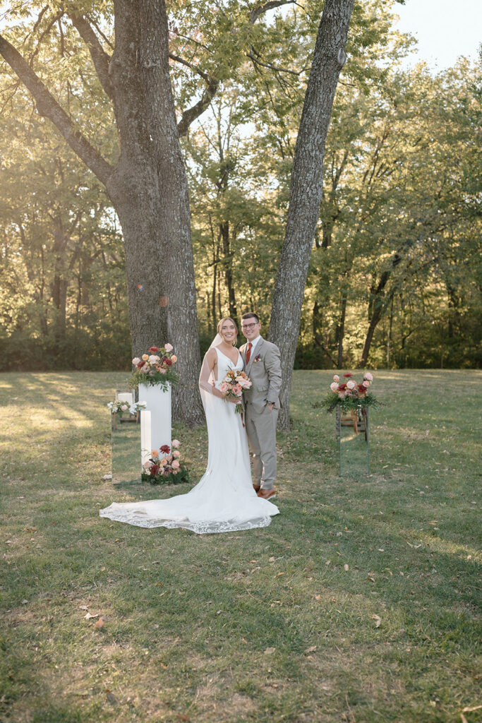 romantic couple photos bride and groom at Kansas City venue