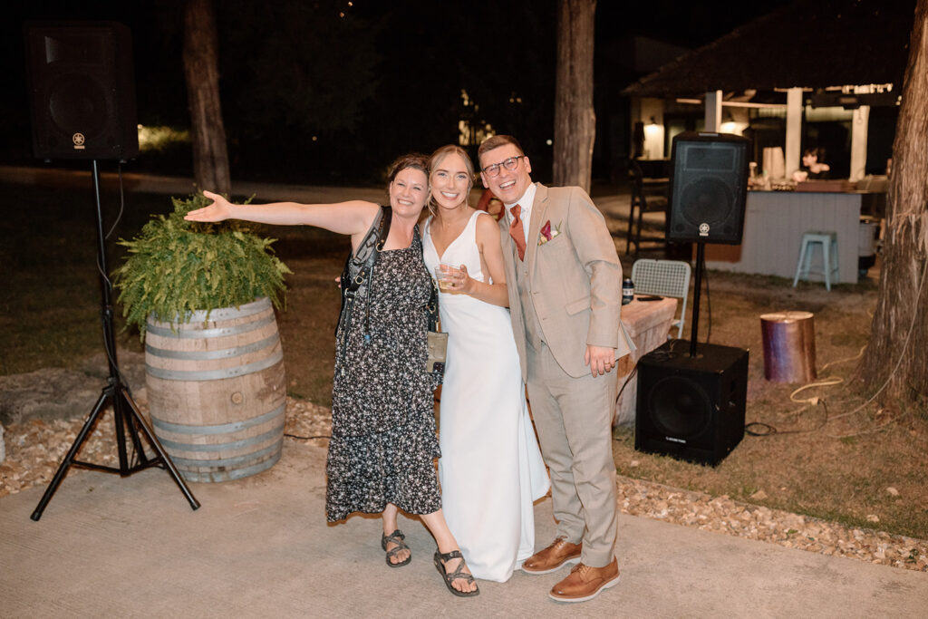 Kansas City wedding photographer with the married couple