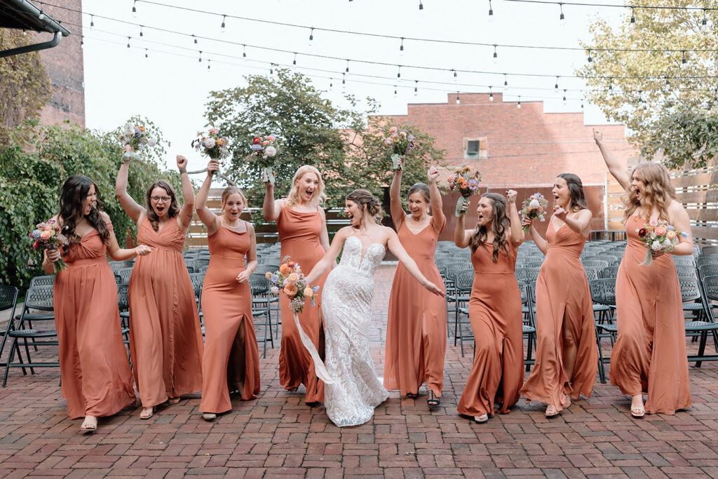 bridal portraits at The Hobbs wedding venue