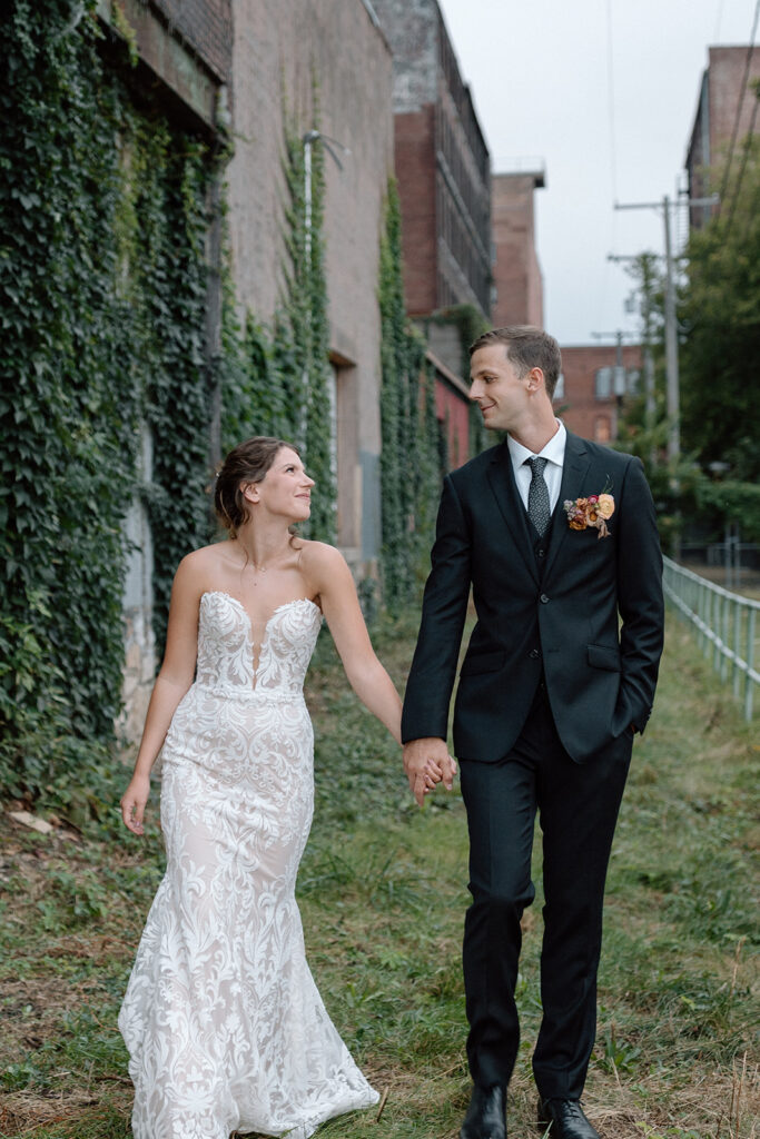 bridal portraits in the West Bottoms KC