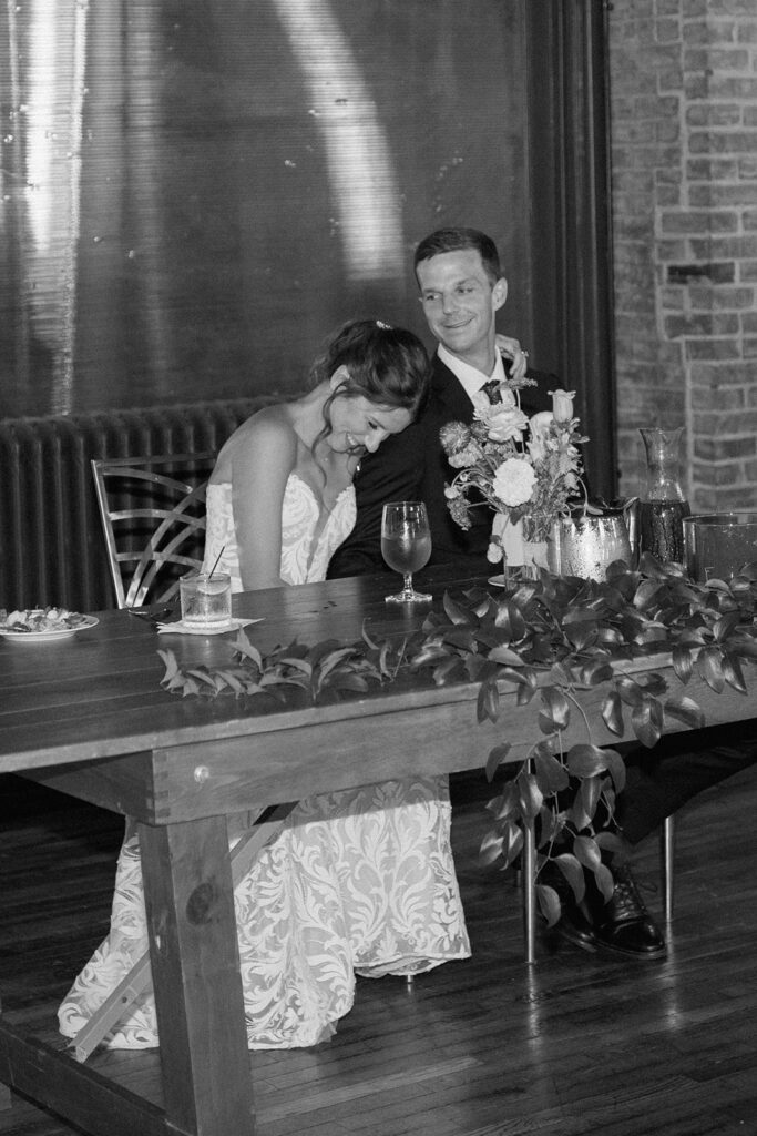 candid photography at The Hobbs captured by Kansas City wedding photographer