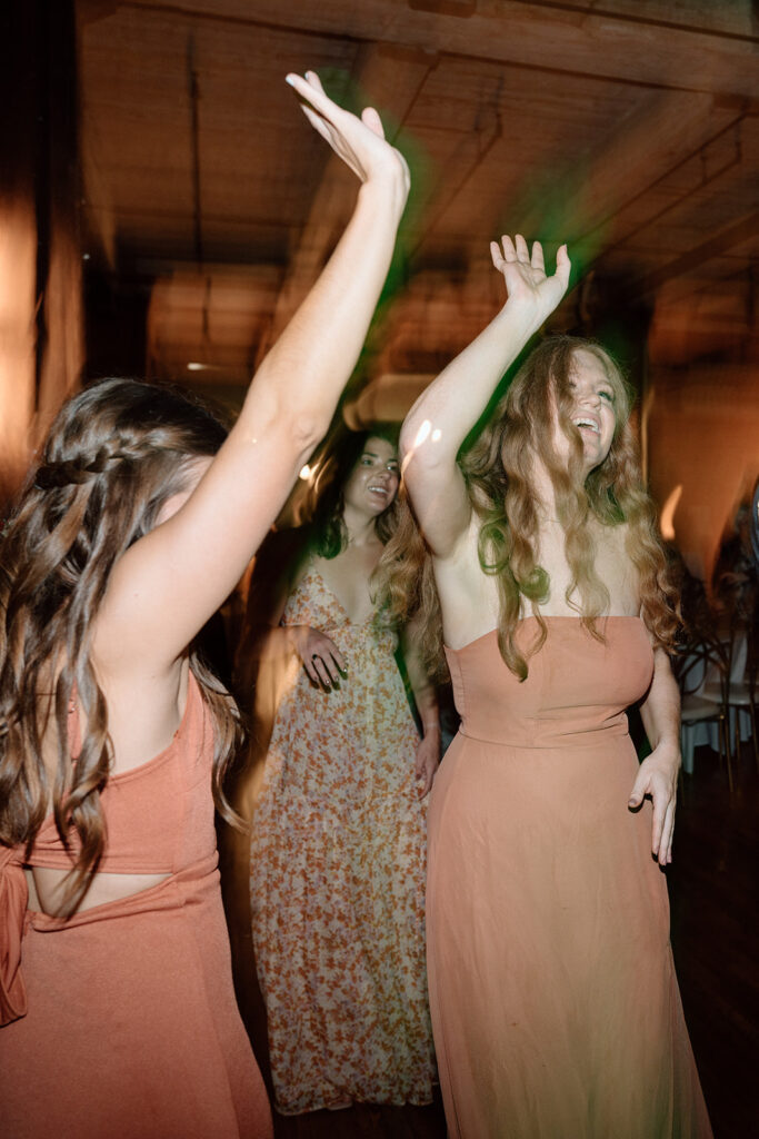guests dancing at a West Bottoms wedding venue