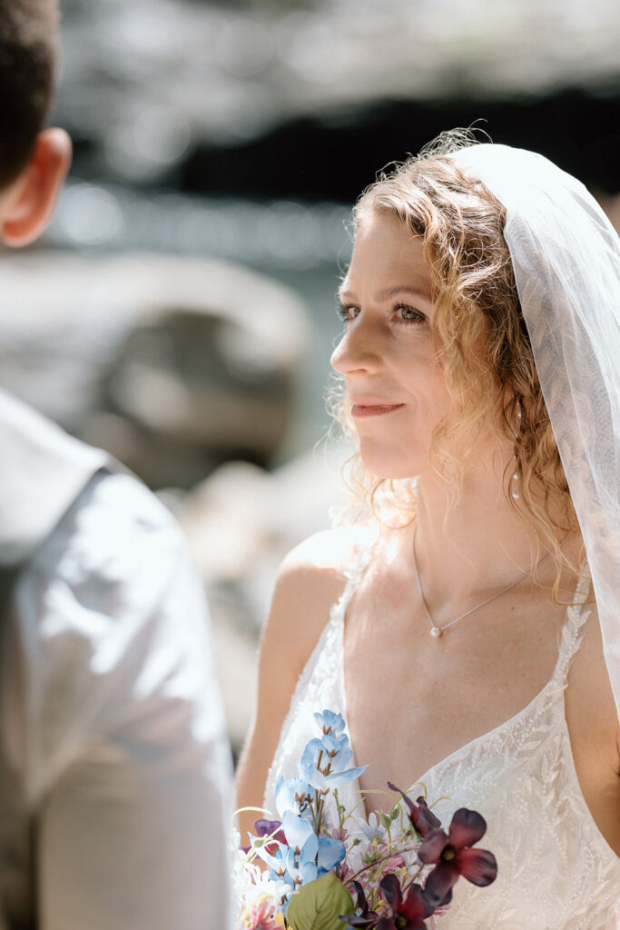 Candid moment during the wedding ceremony.