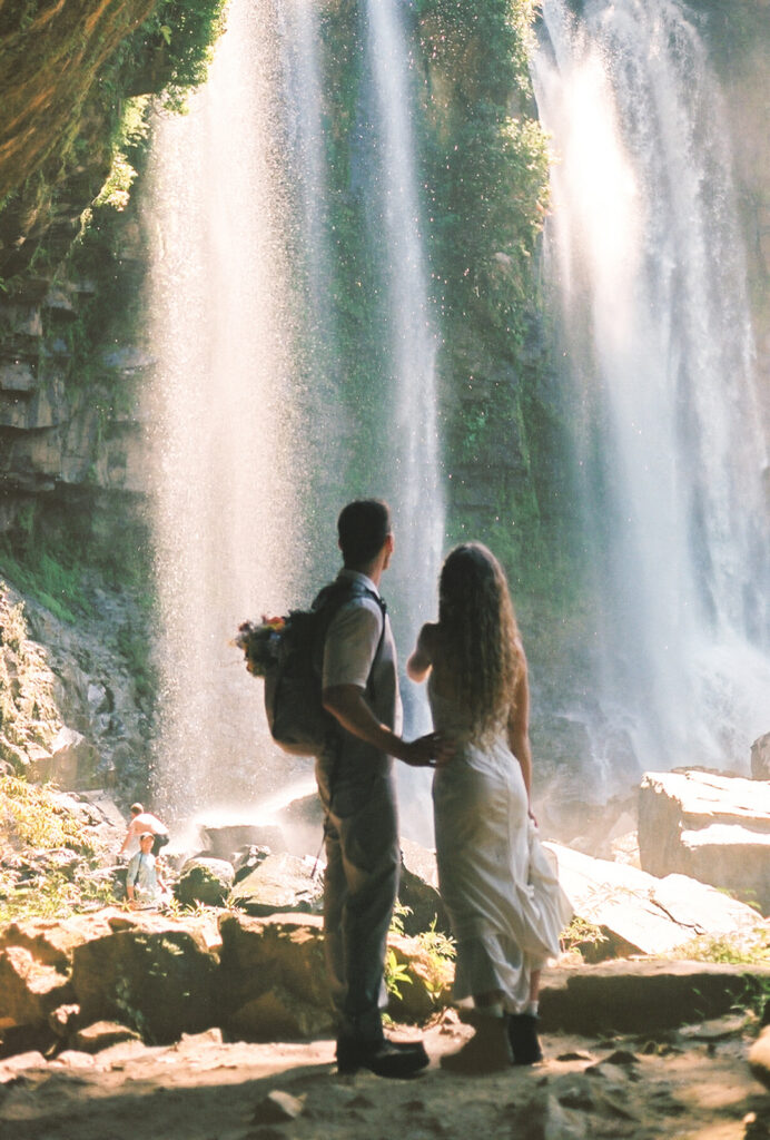 tropical elopement pictures on 35mm film